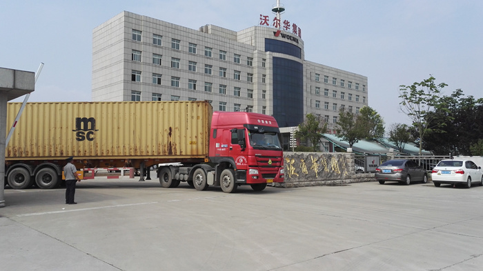 沃爾華集團一批混凝土施工設(shè)備順利出口南非